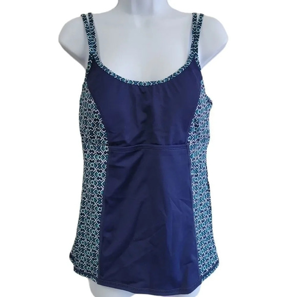 Tommy Bahama Active U/W Neck Tankini - Picture 4 of 9